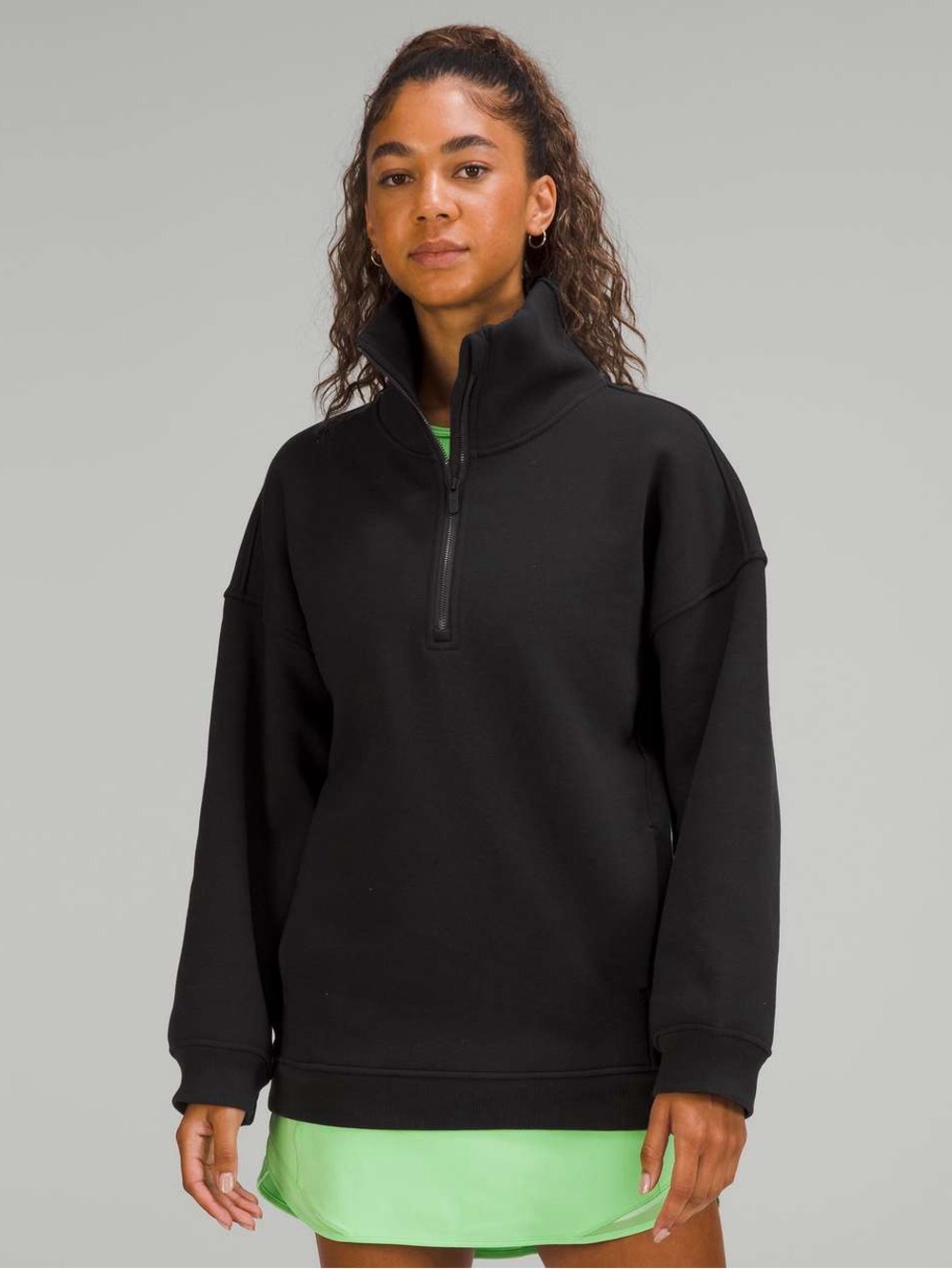 Lululemon Thick Fleece Half-Zip
Black